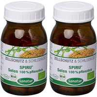 Produktbild von Sanatur SPIRU Selen Kapseln vegan Bio 180 Stück