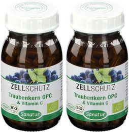 Sanatur Traubenkern OPC & Vitamin C Bio Kapseln 180 Stück – Bild 1 von 1