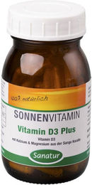 Sanatur Vitamin D3 Plus mit Algenkalk Sango vegan Kapseln – Bild 1 von 1