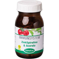 Produktbild von Sanatur Zink Spirulina & Acerola Superfood-Mischung vegan Kapseln