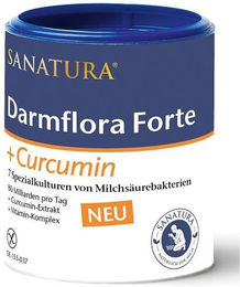 Sanatura Darmflora Forte mit Curcumin Pulver glutenfrei laktosefrei vegan – Bild 1 von 1
