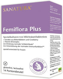 Sanatura Femiflora Plus B-Komplex Riegel vegan glutenfrei laktosefrei für Frauen – Bild 1 von 1