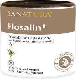 Sanatura Flosalin Ballaststoff-Komplex aus Flohsamenschalen und Inulin Pulver 250 g vegan und glutenfrei – Bild 1 von 3
