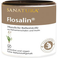 Produktbild von Sanatura Flosalin Ballaststoff-Komplex aus Flohsamenschalen und Inulin Pulver 250 g vegan und glutenfrei