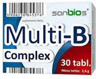 SANBIOS Multi-B-Complex B-Komplex Tabletten 30 Stück – Bild 1 von 1