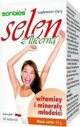 SANBIOS Selen mit Luzerne 50 Tabletten – Bild 1 von 1