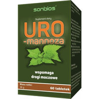 Produktbild von SANBIOS Uro-Mannose mit Brennnessel 60 Tabletten