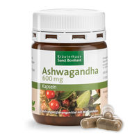 Produktbild von Sanct Bernhard Ashwagandha 600 mg Kapseln 60 Stück
