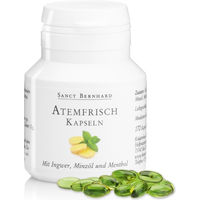 Produktbild von Sanct Bernhard Atemfrisch-Kapseln mit Ingwer, Minzöl und Menthol, 170 Kapseln