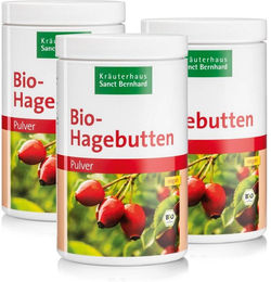 Sanct Bernhard Bio Hagebutten-Pulver vegan und vegetarisch 1000 g – Bild 1 von 2