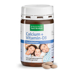 Sanct Bernhard Calcium und Vitamin D3 Lutschtabletten 150 Stück – Bild 1 von 1