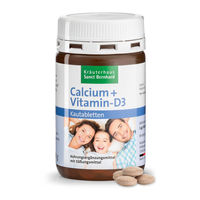 Produktbild von Sanct Bernhard Calcium und Vitamin D3 Lutschtabletten 150 Stück