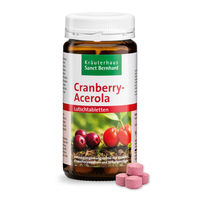 Produktbild von Sanct Bernhard Cranberry-Acerola-Lutschtabletten mit natürlichem Acerola und Hagebutte 90 Stück