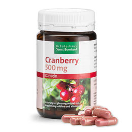 Sanct Bernhard Cranberry Kapseln 500 mg 90 Kapseln – Bild 1 von 1