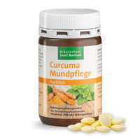 Produktbild von Sanct Bernhard Curcuma Mundpflege Lutschtabletten vegan 180 Stück