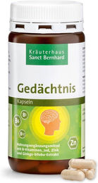 Sanct Bernhard Gedächtnis-Kapseln mit B-Komplex für Senioren, 180 Kapseln – Bild 1 von 2
