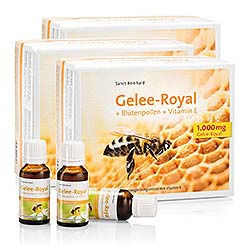 Sanct Bernhard Gelee Royale mit Blütenpollen und Vitamin E Trinkfläschchen flüssig – Bild 1 von 1