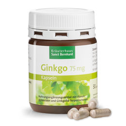Sanct Bernhard Ginkgo Kapseln 75 mg 30 Kapseln – Bild 1 von 1