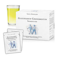 Produktbild von Sanct Bernhard Glucosamin Chondroitin Trinkpulver mit Vitamin C, Vitamin B2 und Mangan 30 Portionsbeutel