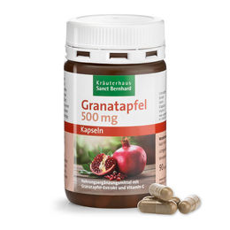 Sanct Bernhard Granatapfel Kapseln 500 mg 90 Kapseln – Bild 1 von 1