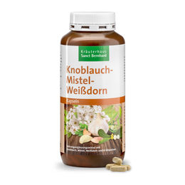 Sanct Bernhard Kräuter-Komplex Knoblauch Mistel Weißdorn Kapseln 480 Kapseln – Bild 1 von 1
