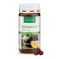 Produktbild von Sanct Bernhard Kürbiskernöl Bio Kapseln 150 Stück