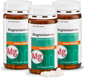 Sanct Bernhard Magnesium 400 Kapseln für Erwachsene – Bild 1 von 2