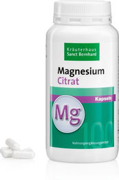 Sanct Bernhard Magnesiumcitrat Kapseln 180 Stück – Bild 1 von 2