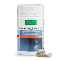 Sanct Bernhard Männer-Vital-Komplex Kräuter-Komplex Kapseln vegan 90 Stück – Bild 1 von 1