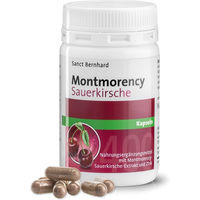 Produktbild von Sanct Bernhard Montmorency-Sauerkirsche Kapseln laktosefrei und glutenfrei 90 Stück