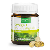 Produktbild von Sanct Bernhard Omega-3-Algenöl Kapseln vegan 60 Kapseln