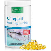 Produktbild von Sanct Bernhard Omega-3 Fischöl Kapseln 1000 mg 180 Stück