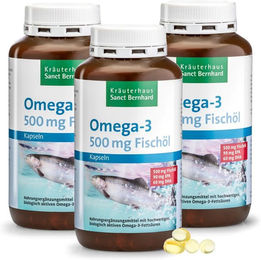 Sanct Bernhard Omega-3-Fischöl Kapseln 1800 mg – Bild 1 von 2