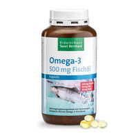 Produktbild von Sanct Bernhard Omega-3 Fischöl Kapseln 500 mg 400 Kapseln