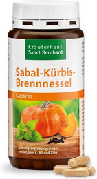 Sanct Bernhard Sabal-Kürbis-Brennnessel Kräuter-Komplex Kapseln 180 Stück – Bild 1 von 2