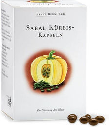 Sanct Bernhard Sabal-Kürbis-Kapseln mit Sägepalmenextrakt, 300 Kapseln – Bild 1 von 1