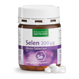 Sanct Bernhard Selen 200 µg Tabletten vegan 250 Stück – Bild 1 von 1