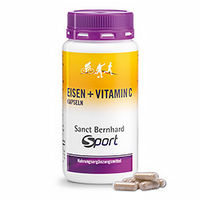 Produktbild von Sanct Bernhard Sport Eisen und Vitamin C Kapseln 180 Kapseln