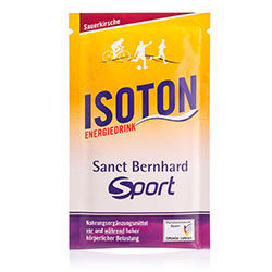 Sanct Bernhard Sport Isoton-Energiedrink Pulver Sauerkirsche vegan glutenfrei laktosefrei 36 g – Bild 1 von 1