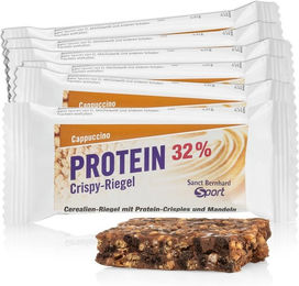 Sanct Bernhard Sport Protein-Crispy-Riegel vegan und laktosefrei 11 Stück – Bild 1 von 1