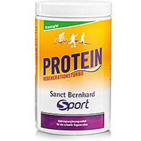 Produktbild von Sanct Bernhard Sport Protein Regenerationsturbo Granatapfel Pulver laktosefrei und glutenfrei 750 g