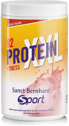 Sanct Bernhard Sport Protein-XXL 92 Pulver Erdbeer-Vanille vegetarisch ohne Zusatzstoffe – Bild 1 von 1