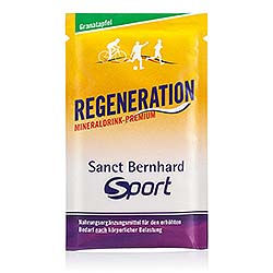 Sanct Bernhard Sport Regeneration Mineraldrink Premium Granatapfel Pulver vegan glutenfrei laktosefrei 20 g – Bild 1 von 1