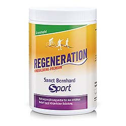 Sanct Bernhard Sport Regeneration Mineraldrink Premium Granatapfel Pulver vegan glutenfrei laktosefrei 750 g – Bild 1 von 1
