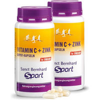 Produktbild von Sanct Bernhard Sport Vitamin C und Zink Depot-Kapseln für Sportler