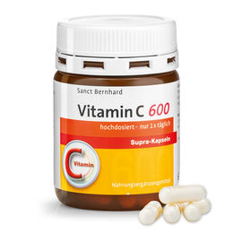Sanct Bernhard Vitamin C 600 Supra Kapseln 60 Kapseln – Bild 1 von 1