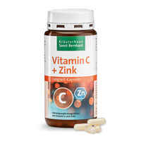 Produktbild von Sanct Bernhard Vitamin C und Zink Kapseln 180 Kapseln