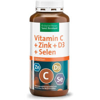Produktbild von Sanct Bernhard Vitamin C, Zink, D3 und Selen Tabletten 365 Stück