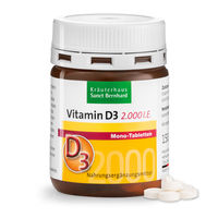 Produktbild von Sanct Bernhard Vitamin D3 2000 IE Tabletten 150 Stück