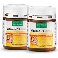 Produktbild von Sanct Bernhard Vitamin D3 Wochendepot Kapseln 5600 IE